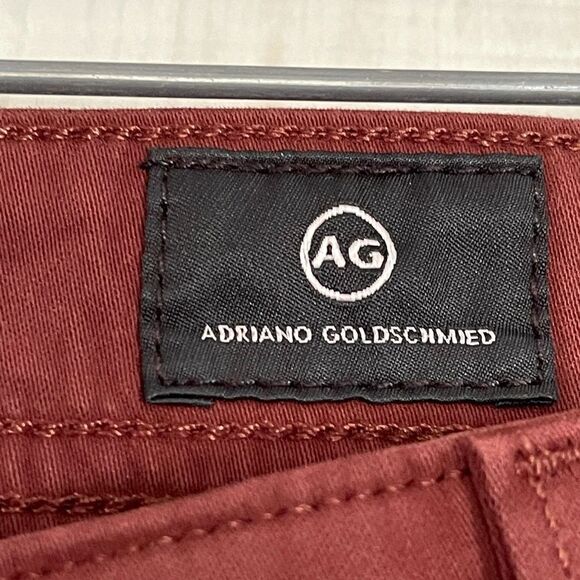 AG Adriano Goldschmied the graduate tailored leg rust pants jeans, size 14 - Picture 16 of 16